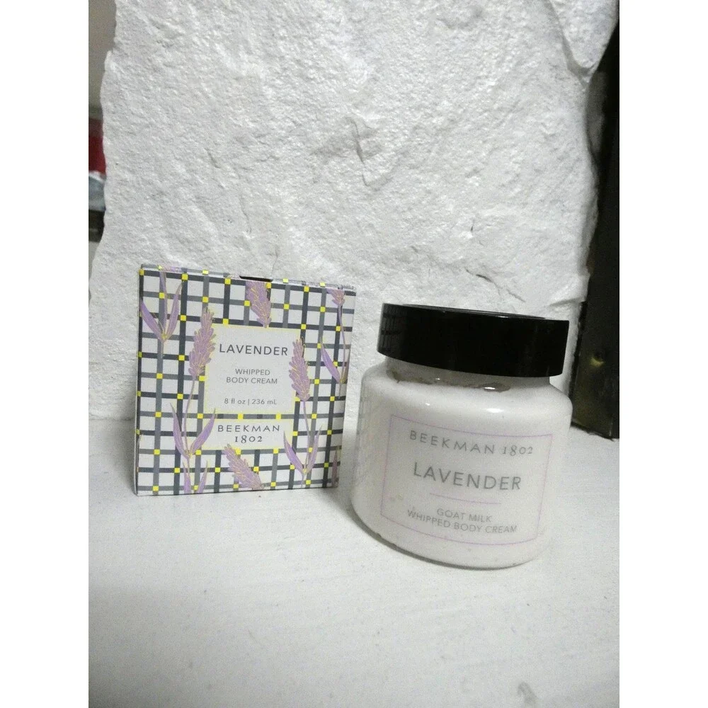 Beekman 1802 New Lavender Goat Milk Whipped Body Cream 8 fl oz 236 ml